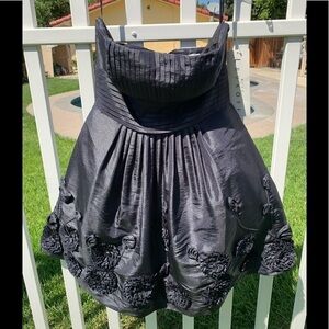 Bill levkoff‎ 3D flowers mini dress